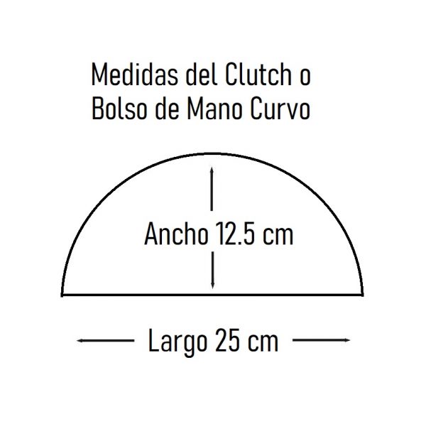 Clutch Wayuu Curvo Medidas - Bolso de Mano - Bolso Wayuu - Colombia - Cali, Medellín, Bogotá, Cartagena, Barranquilla y Pasto - Estados Unidos - Italia - España - Europa